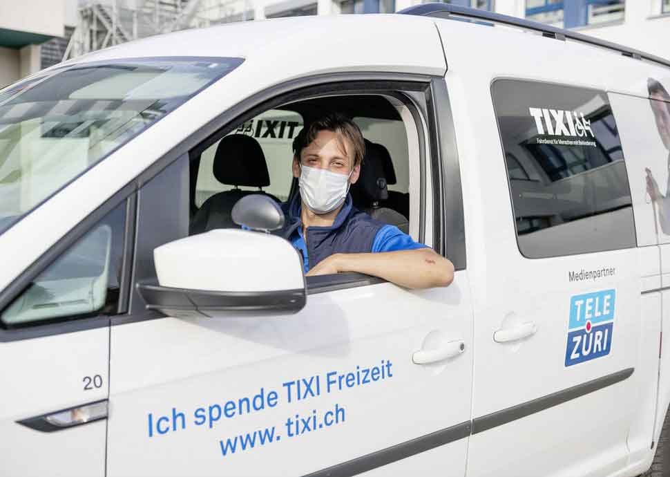 Michele Lacatena ist dankbar für den TIXI-Service.