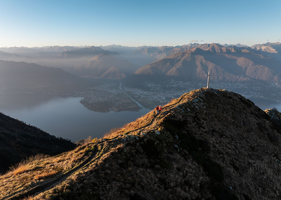 Atemberaubende Ausblicke vom Monte Gambarogno