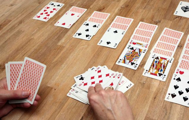 Solitär, Patience, Solitaire, Kartenspiele