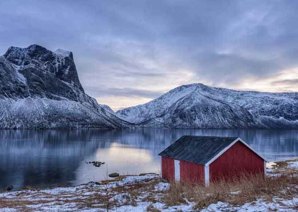 Übernachten in einer umgebauten Fischerhütte