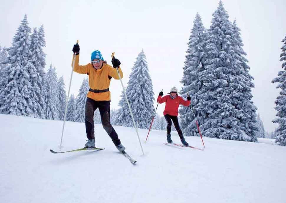 Sportvergnügen im Schneeparadies