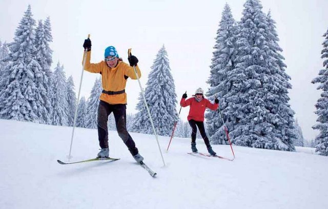 Sportvergnügen im Schneeparadies