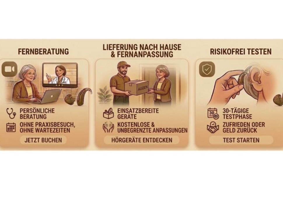 Hörversorgung aus der Ferne.