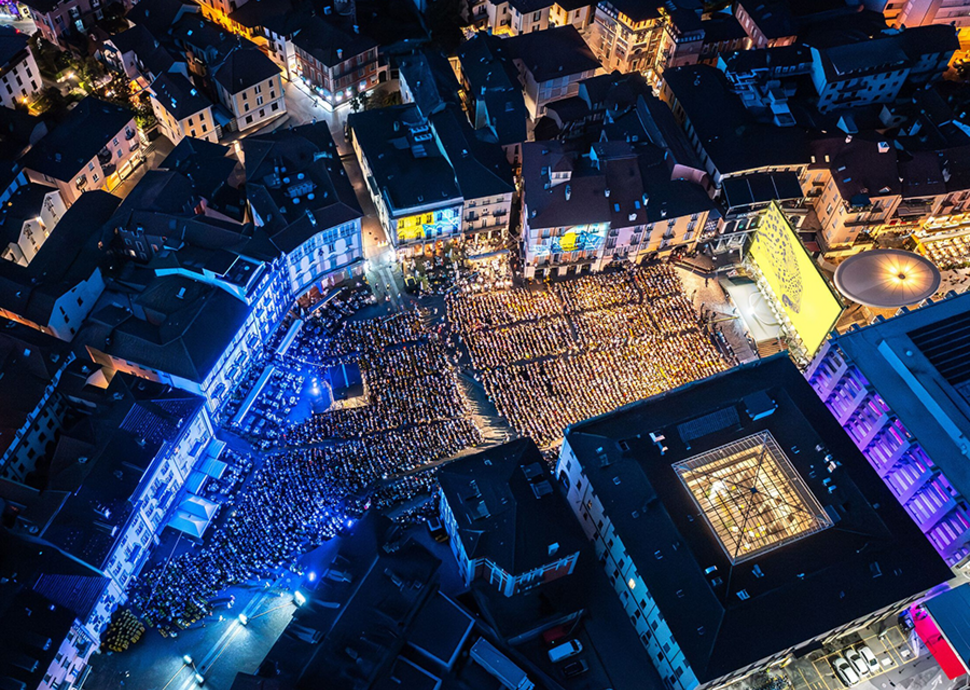 Locarno Film Festival auf der Piazza Grande
