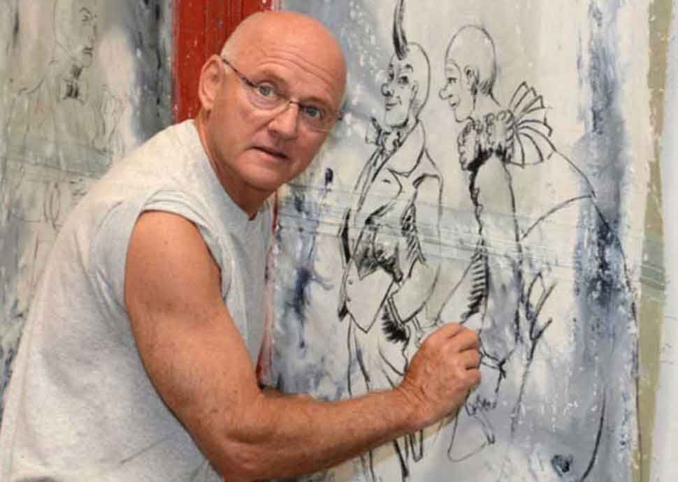 Rolf Knie, Kunstmaler, Artist und Schauspieler. Rolf Knie, Kunstmaler, Artist und Schauspieler.
