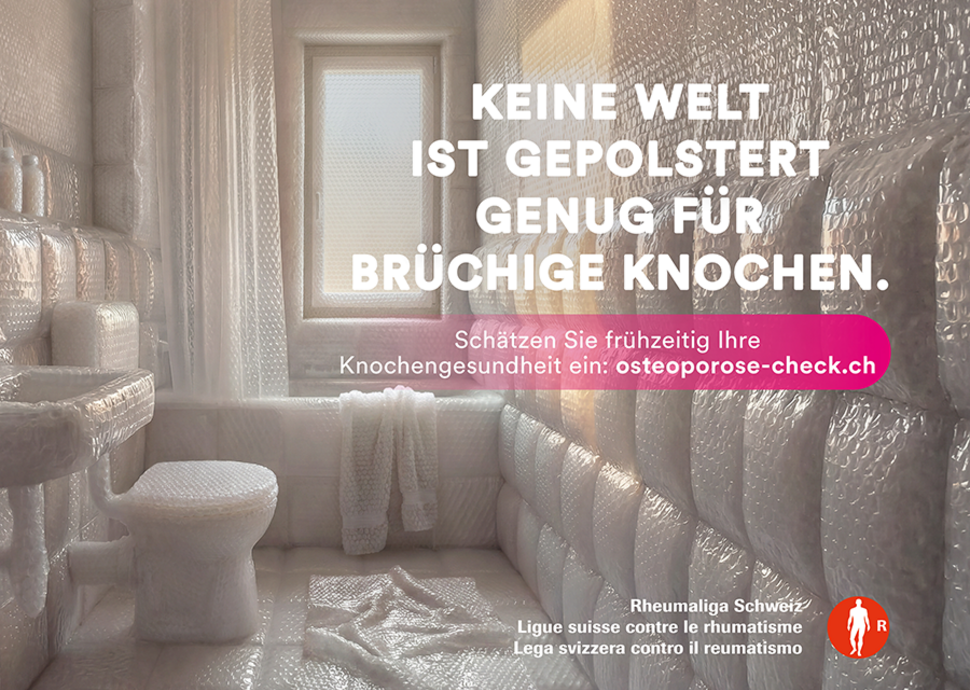 So sähe die Welt aus, wenn Osteoporose unbehandelt bleibt. | Quelle: Rheumaliga Schweiz