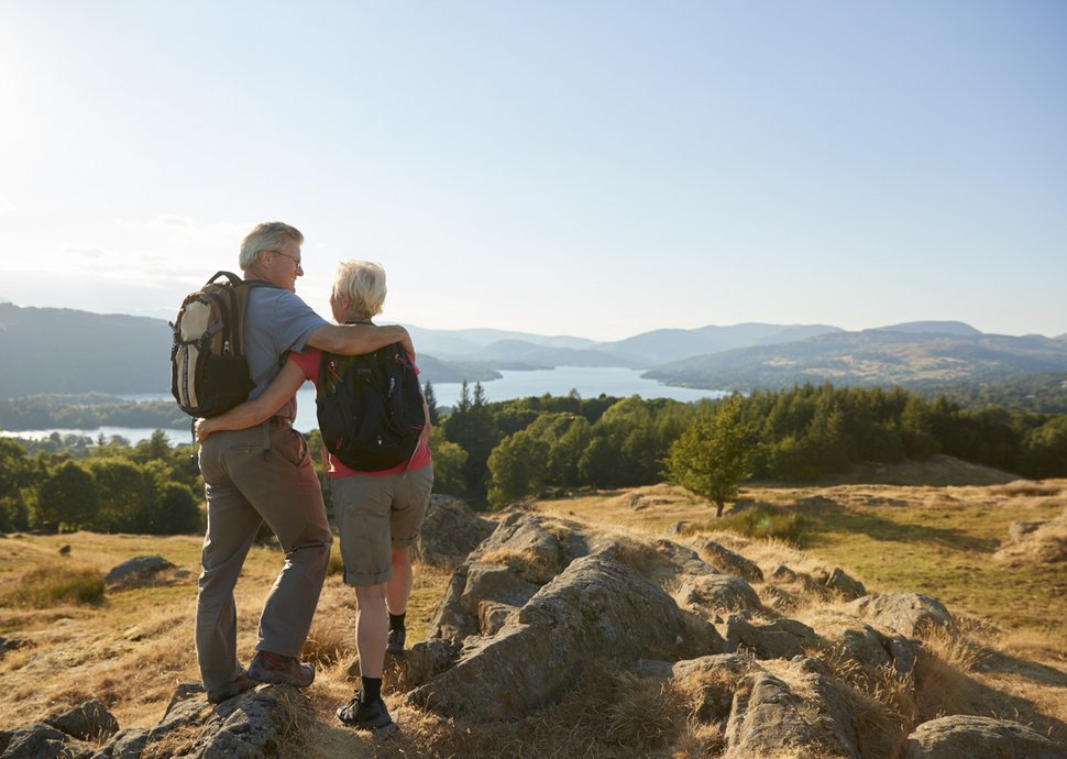Zusammen wandern