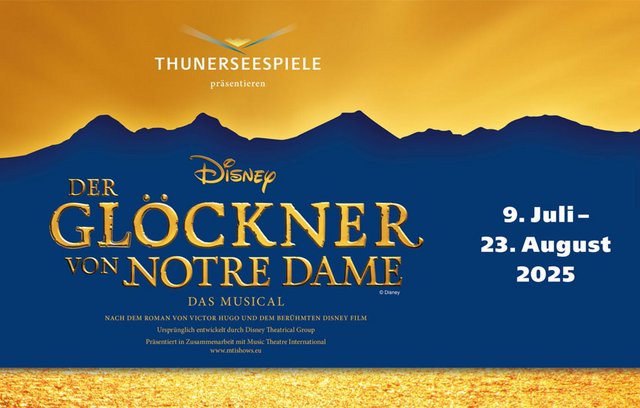 Der Glöckner von Notre Dame an den Thunerseespielen. 