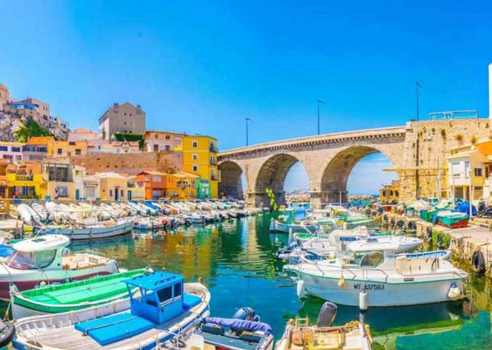 Pont du Vallon des Auffes in Marseille