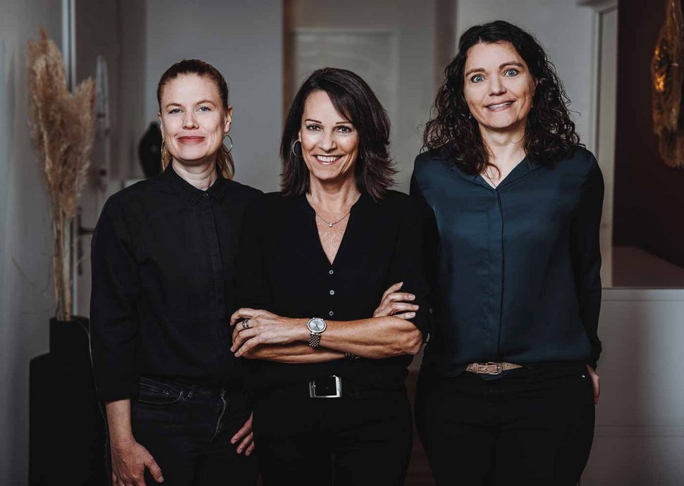 Andrea Heller & Team: Simone von Flüe, Andrea Heller, Sibylle Zwyssig