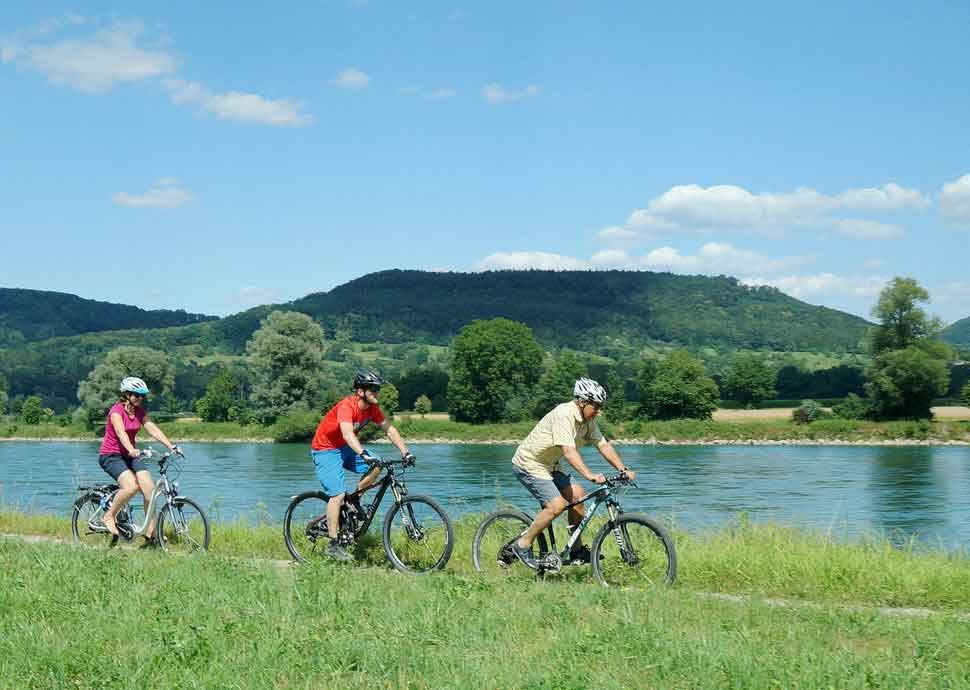 Velo, Velowege, Radfahren, Bad Zurzach