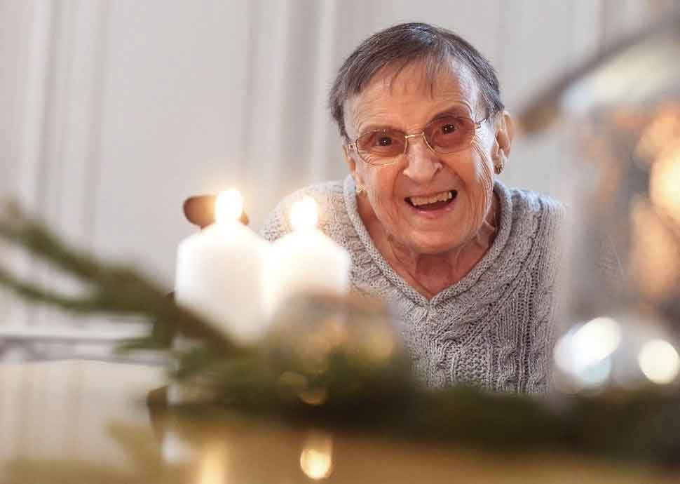 Weihnachten bedeutet für Frau Kaspar unter die Leute zu kommen