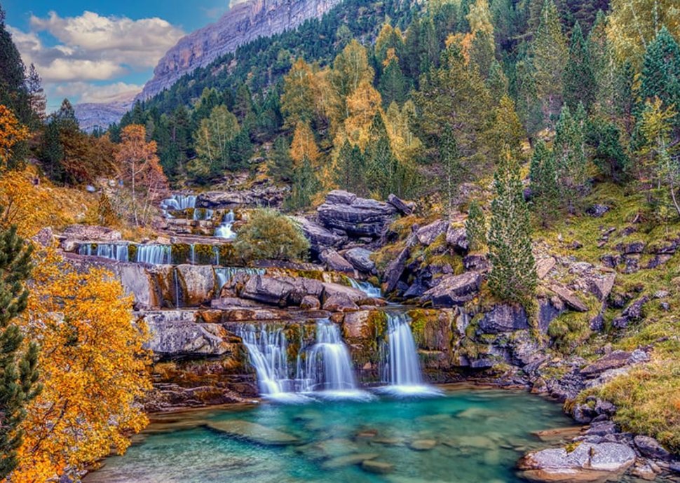 Beliebteste Route: Pradera de Ordesa bis Wasserfall Cola de Caballo 