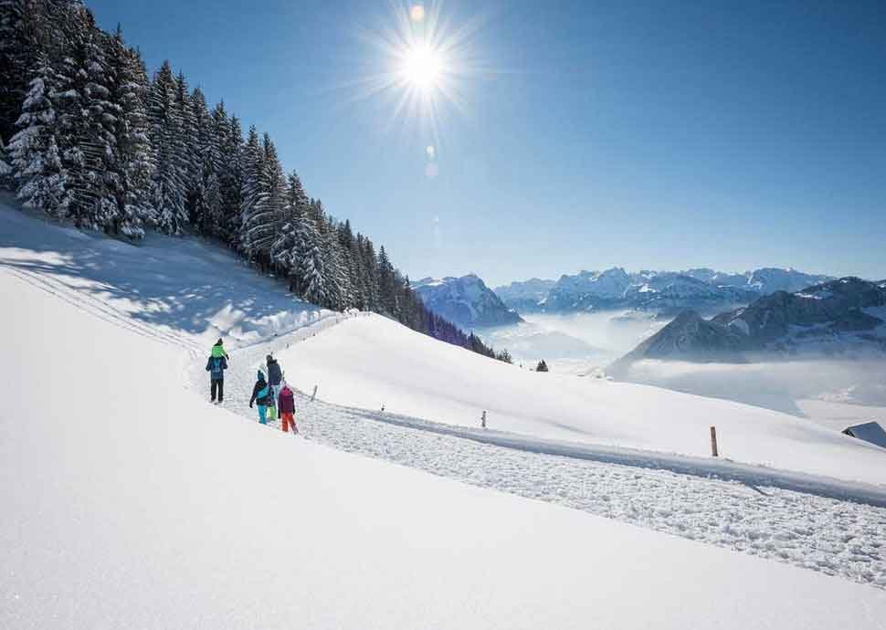 Winterwanderung um den Engelstock