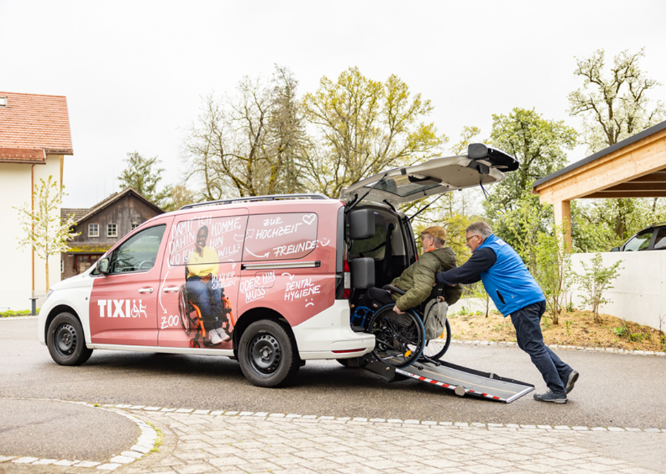 Die gemeinsame Fahrt startet an der Wohnung von Max Wettstein.