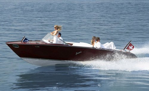 Edle Motorboote Der Schweizer Seen