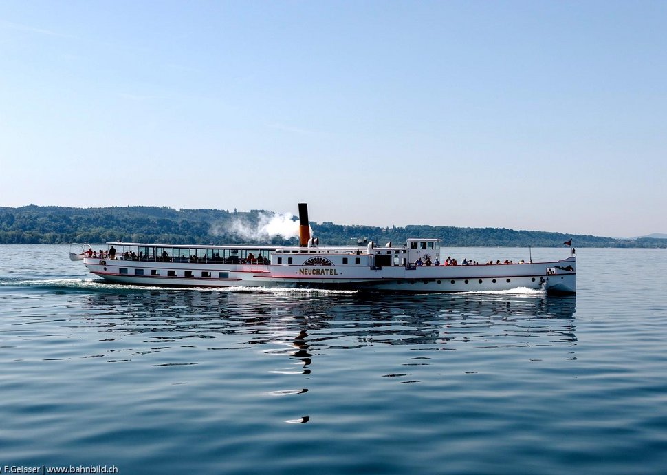 Schifffahrt auf dem Neuenburgersee