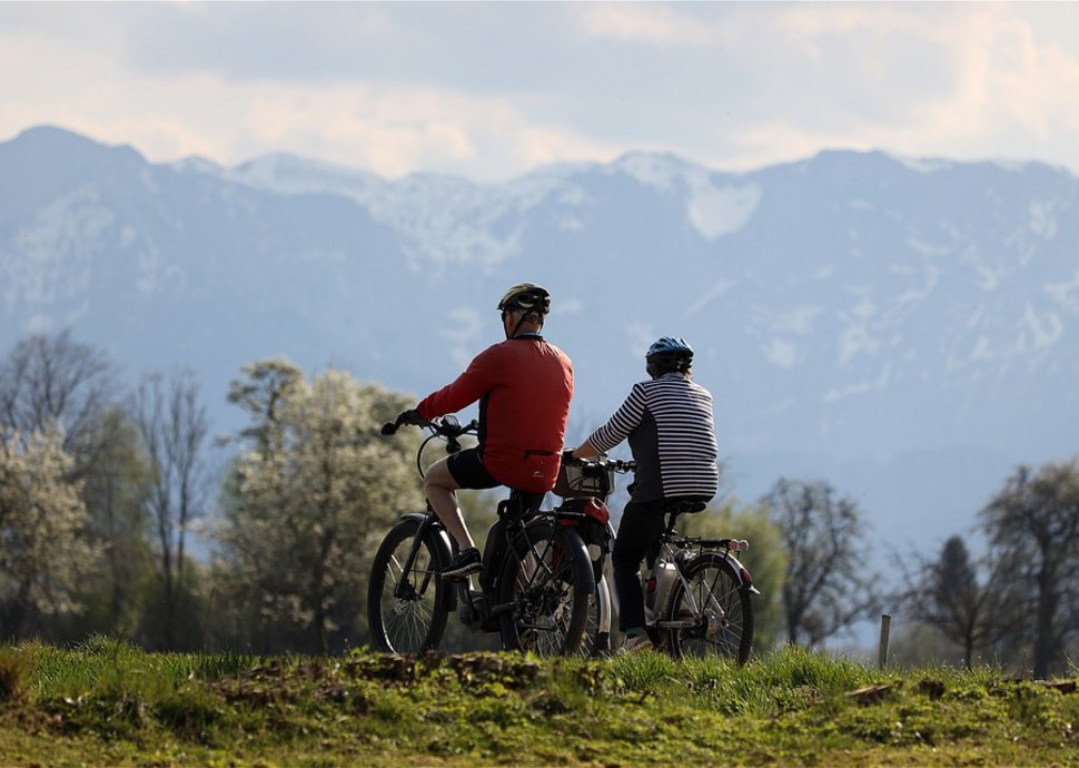 Fahrradfahren hält fit und tut der Seele gut. 