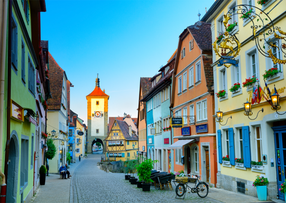 Rothenburg o. d. Tauber: Plönlein mit Siebersturm | © DZT / Francesco Carovillano