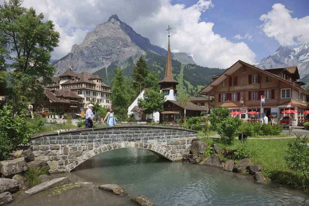 Oberländer Dorf Kandersteg