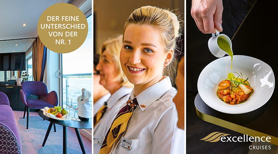 Excellence Cruises – eine Klasse für sich Excellence Cruises – eine Klasse für sich